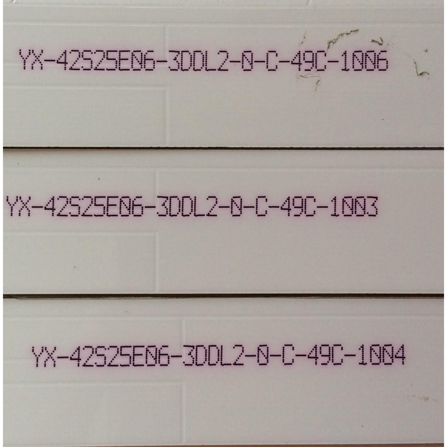 KIT DE LED PARA TV / INSIGNIA T420HVN06.0 / YX-42S25E06-3DDL2-0-C-49C-1006 / 420TV07 V2 / MODELO NS-42D510NA15 - Imagen 2